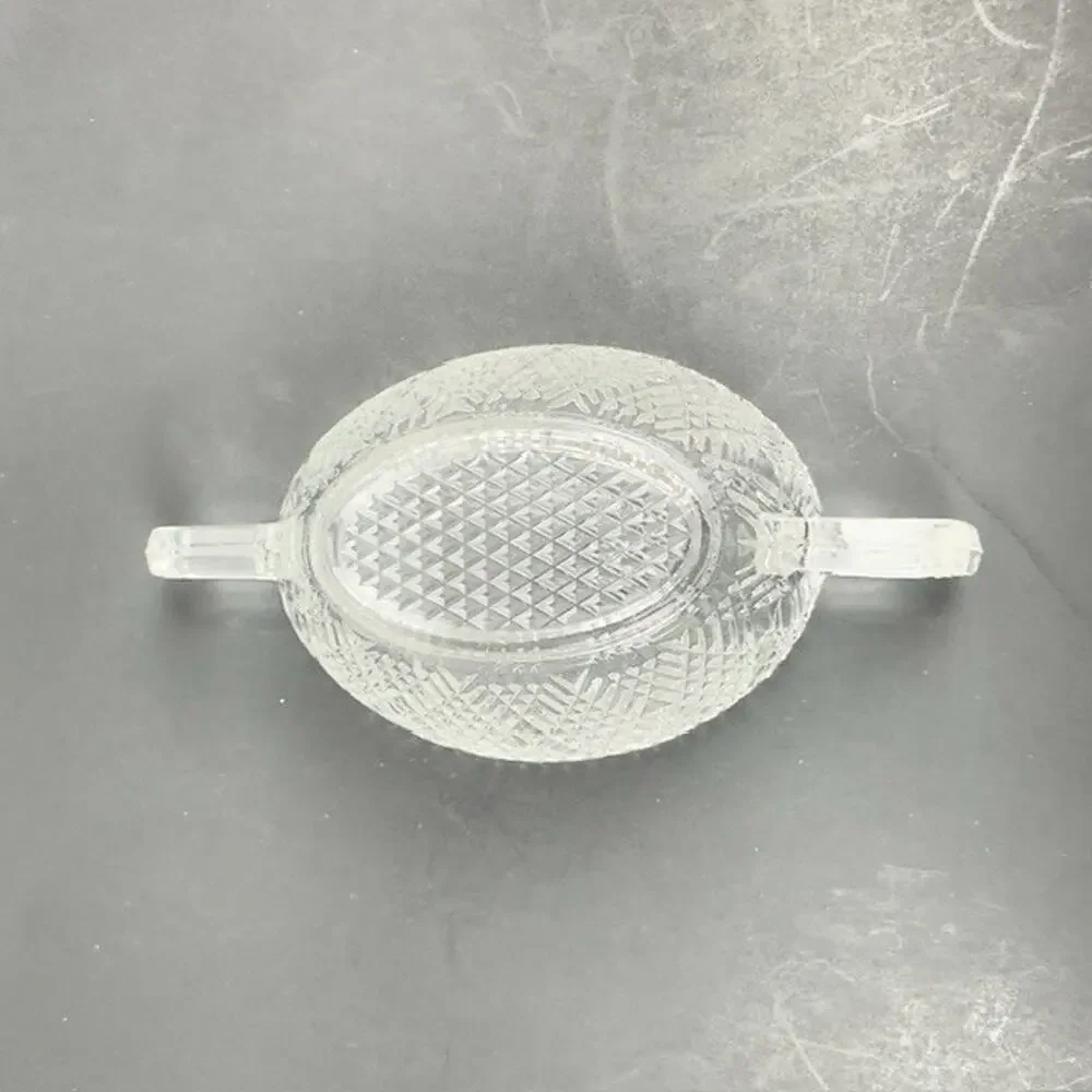 Hazel-Atlas Starlight Clear Creamer & Open Sugar Bowl Depression Glass Vintage